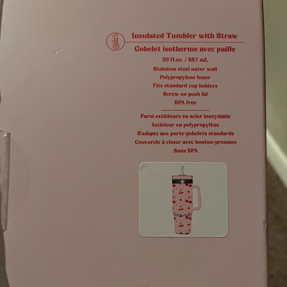 Moon Cake Cherry Tumbler and Sock Set - Picture 5 of 6